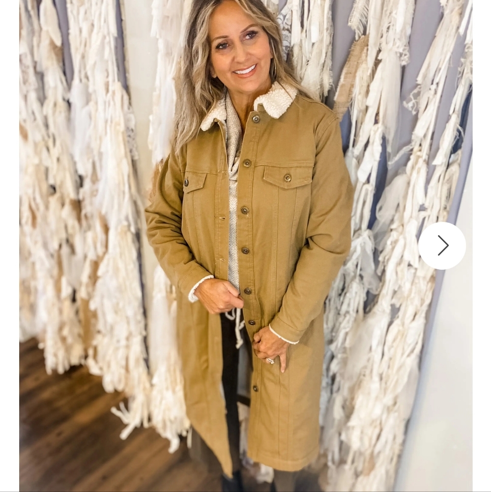 NWT XS Long Coat by MB / Tribal Fashion Jeans